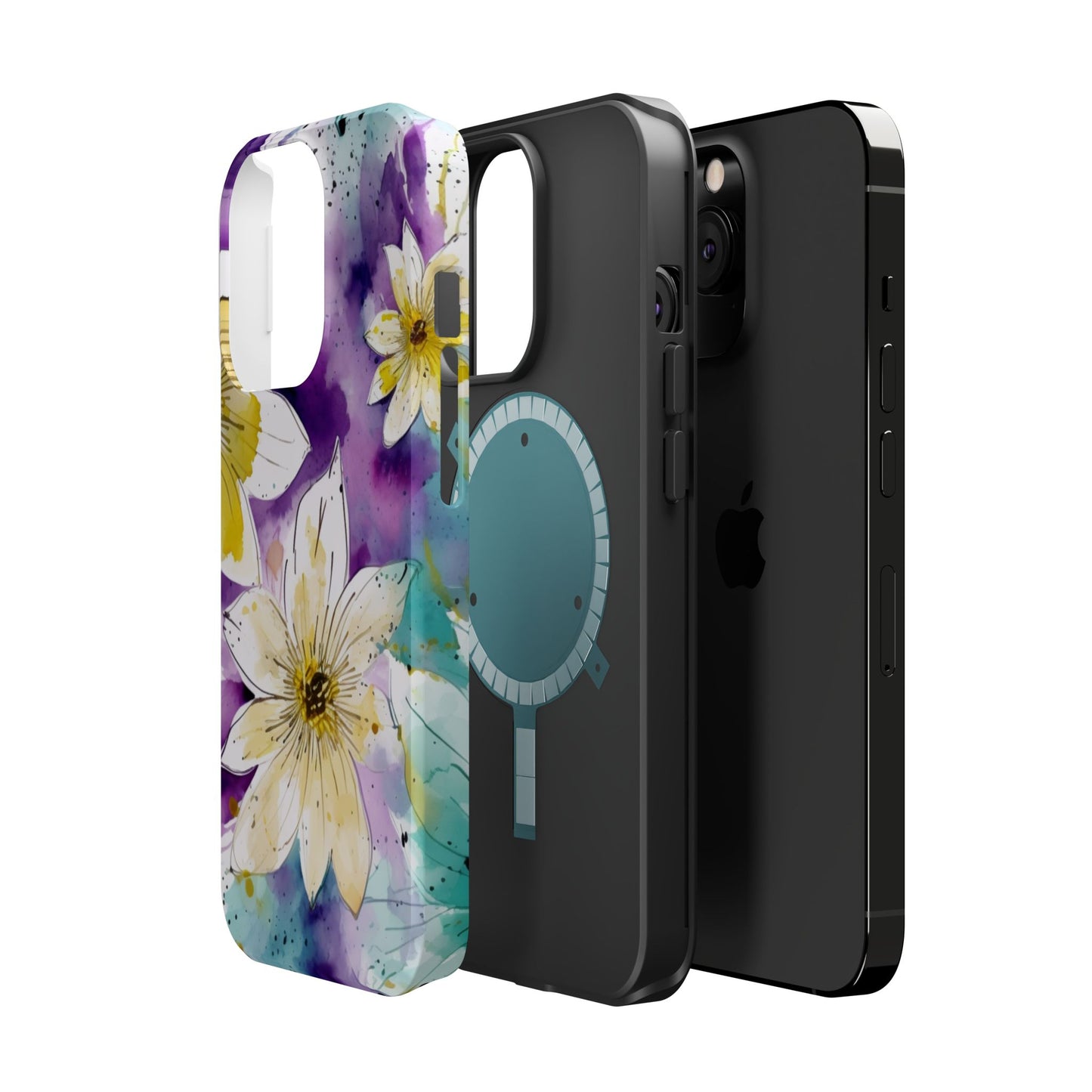 Abstract Floral Watercolor Splash - MagSafe iPhone Series Case