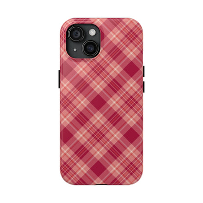 Rustic Red Plaid – iPhone Series Case