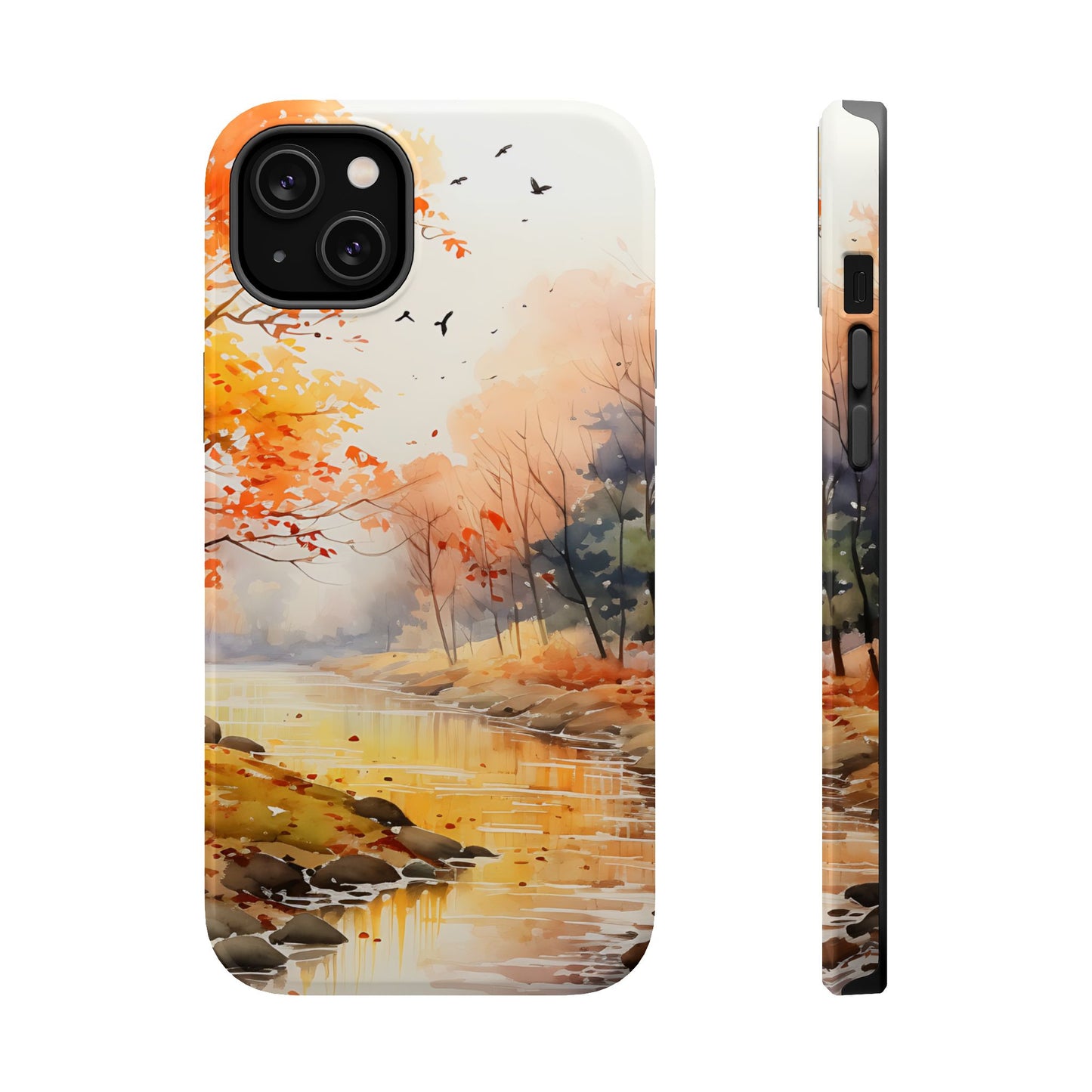 Autumn River Serenity – MagSafe iPhone Case