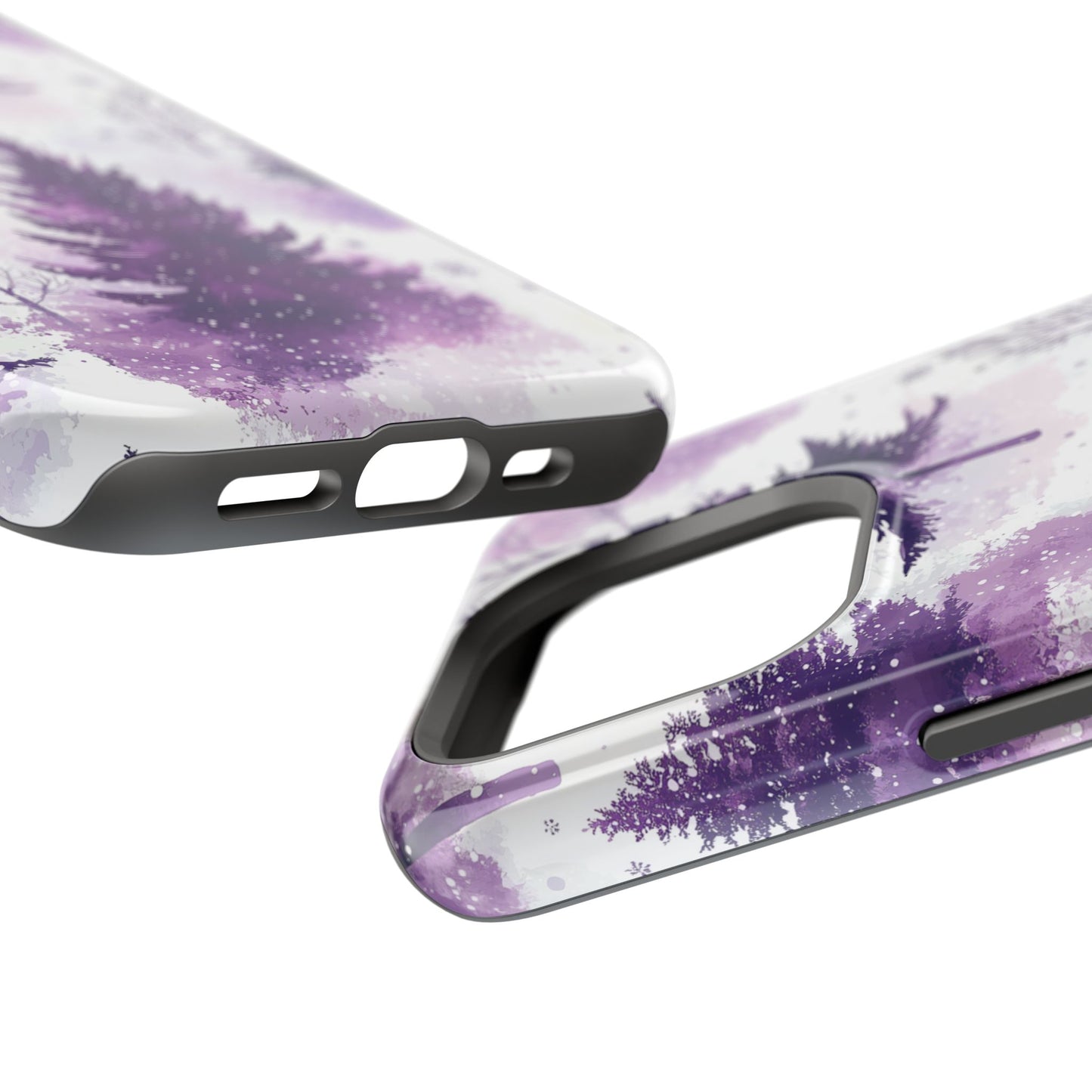 Purple Snowy Forest - MagSafe iPhone Series Case