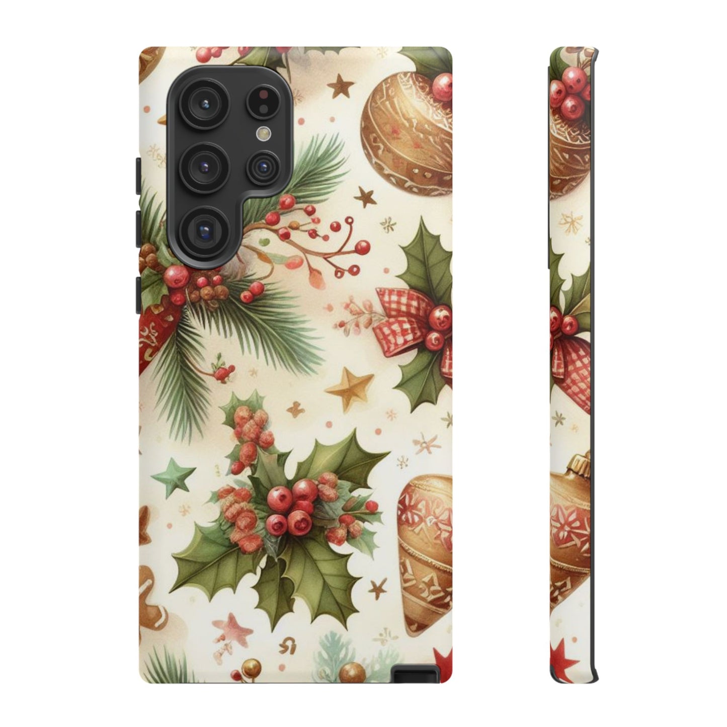 Classic Christmas Stocking & Ornaments Pattern – Samsung Galaxy Series Case