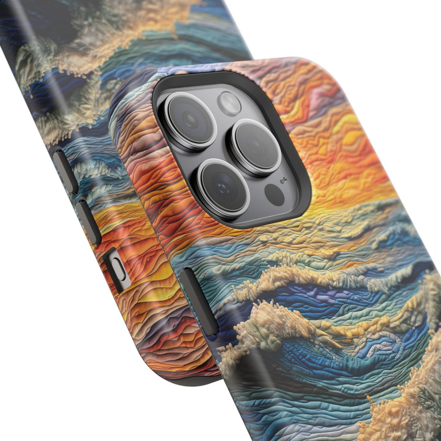 Ocean Sunset Tapestry Waves – MagSafe iPhone Series Case