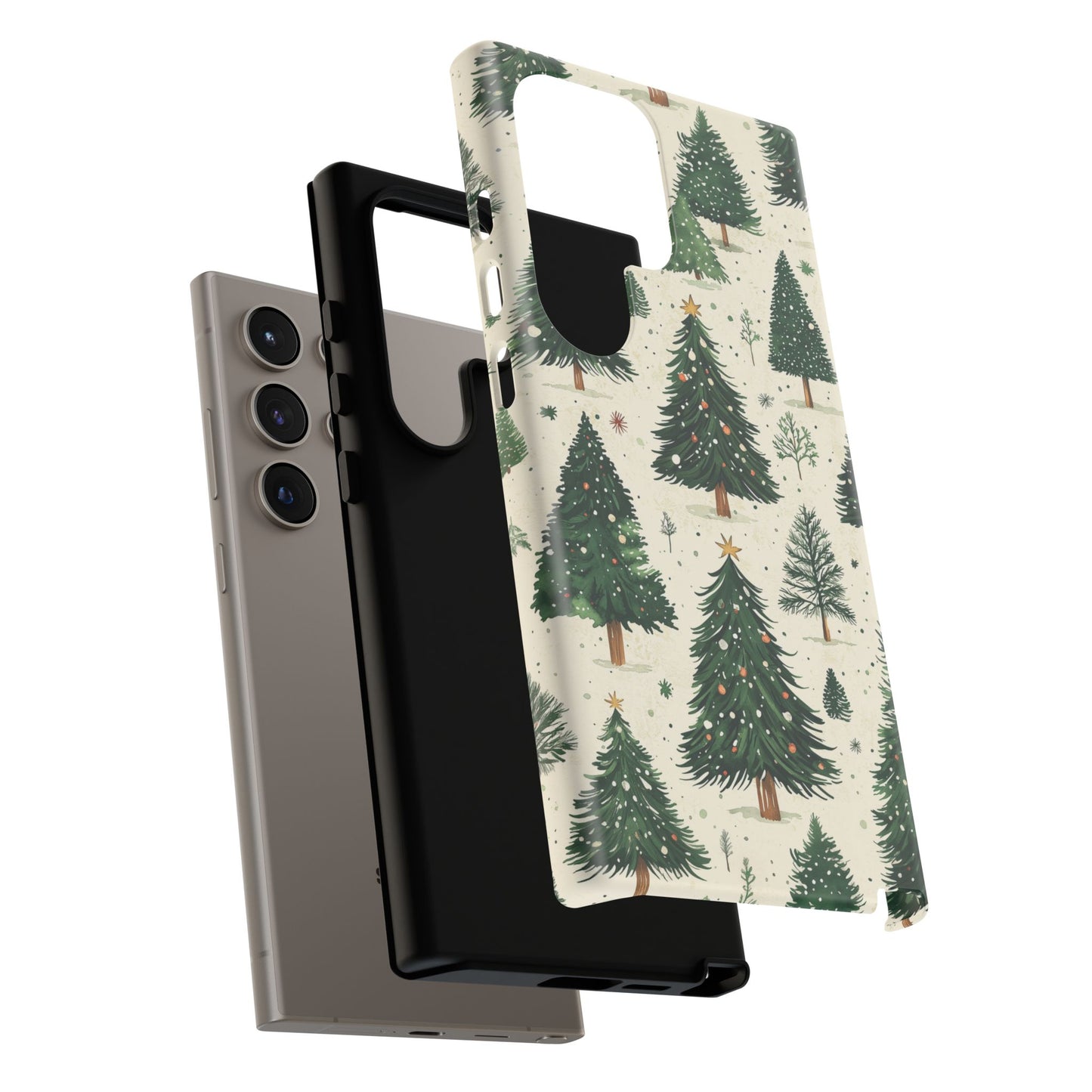 Festive Christmas Tree Forest Pattern – Samsung Galaxy Series Case