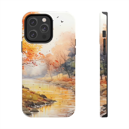 Autumn River Serenity – iPhone Case