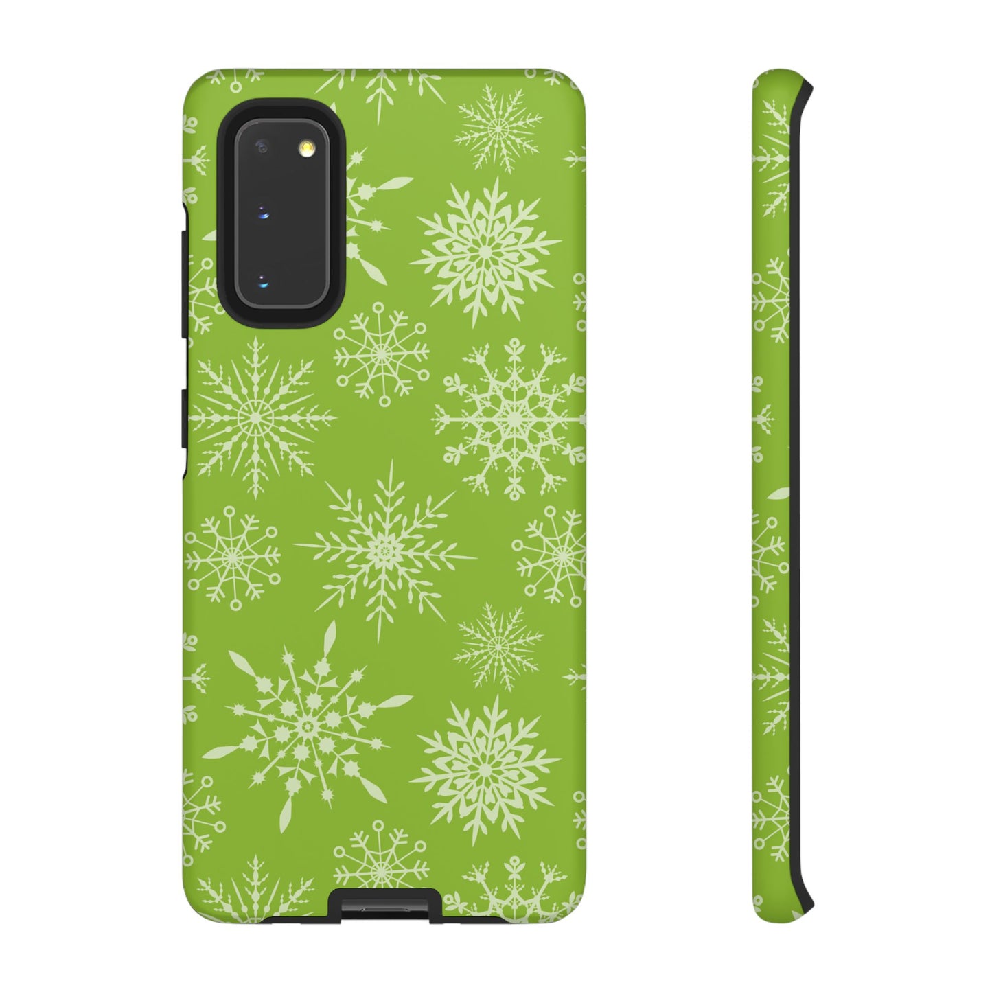 Green Snowflake Pattern – Samsung Galaxy Series Case