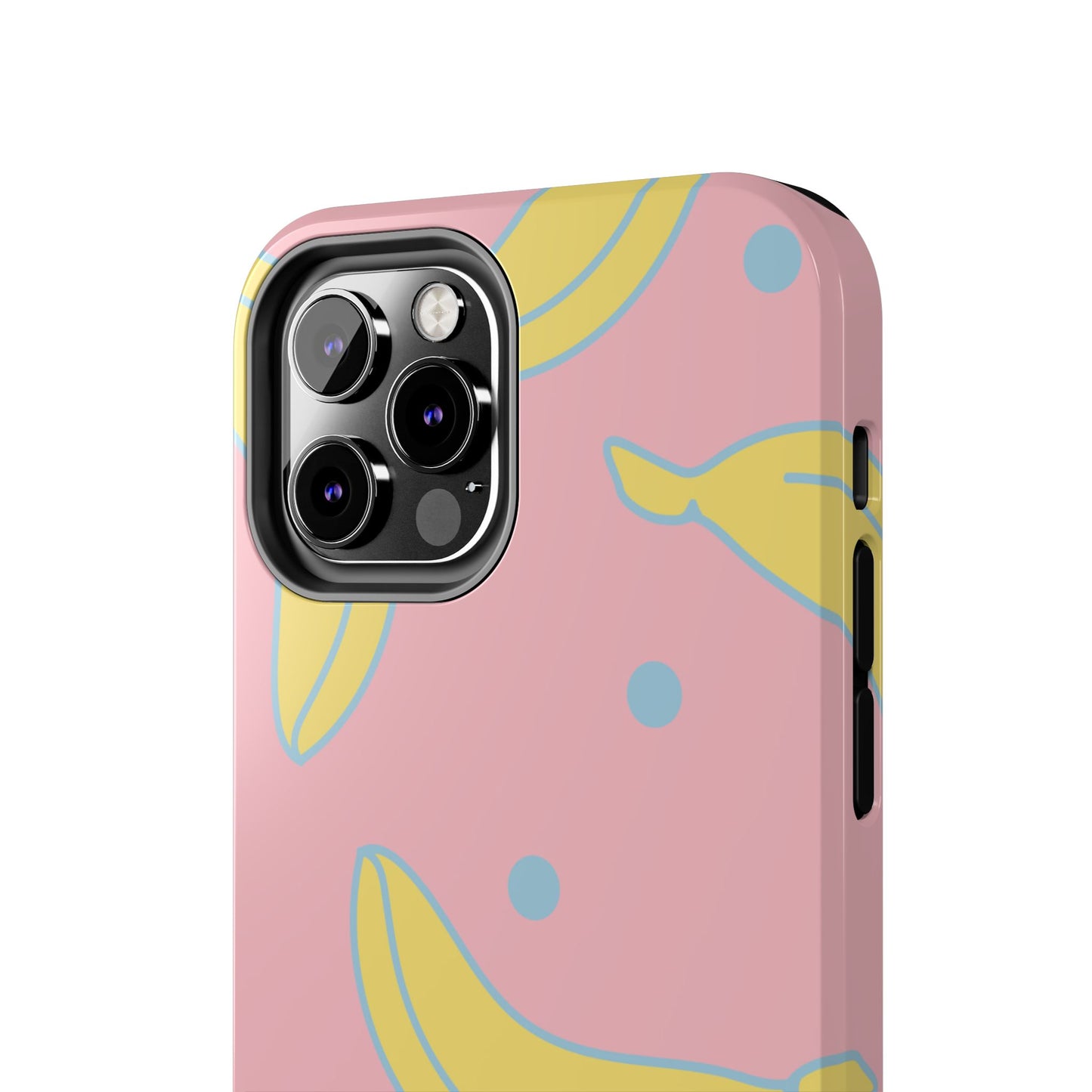 Pink Banana Pop iPhone Case – Cute Pastel Design with Fun Retro Vibe