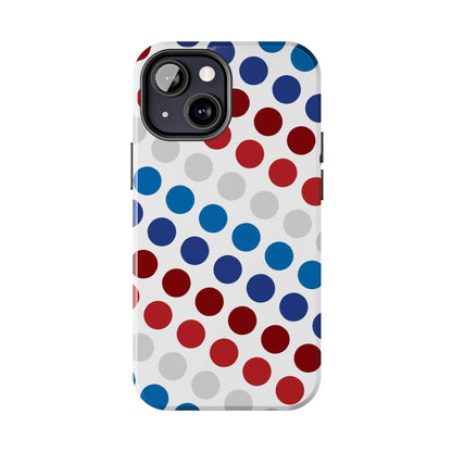 Patriotic Polka Dots - iPhone Case