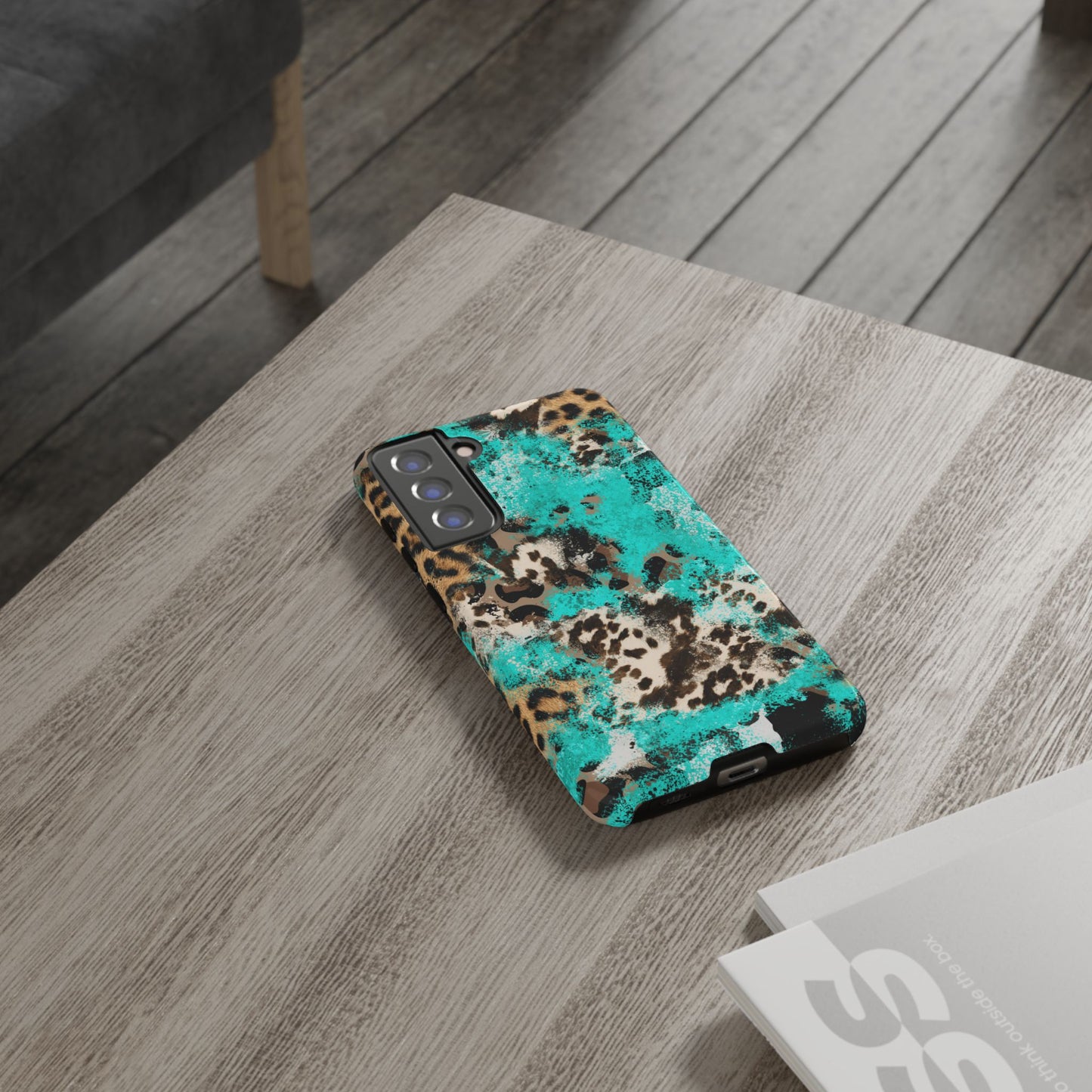 Aqua Splash Leopard - Samsung Galaxy Series Case