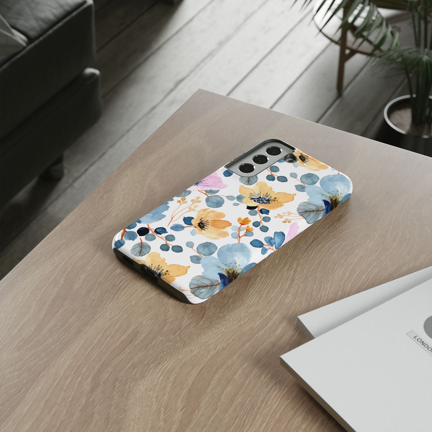 Spring Radiance – Samsung Galaxy Case with Bold Watercolor Florals