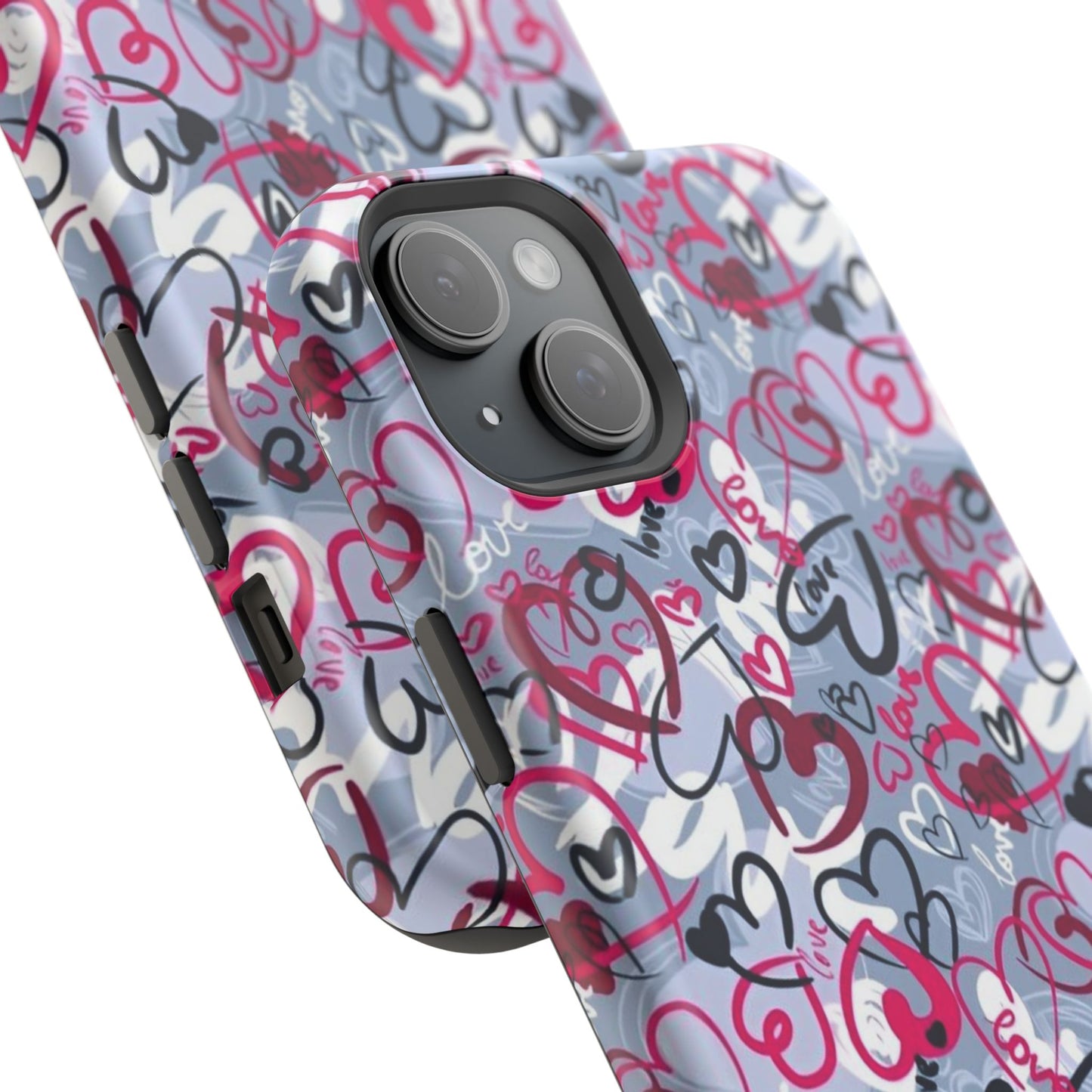 Graffiti Love Hearts MagSafe Case