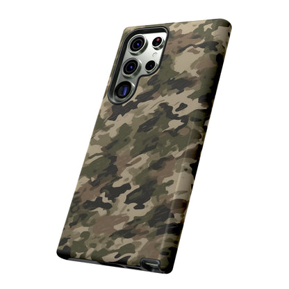 Classic Light Brown Camouflage – Premium Samsung Galaxy Case, Rugged and Stylish