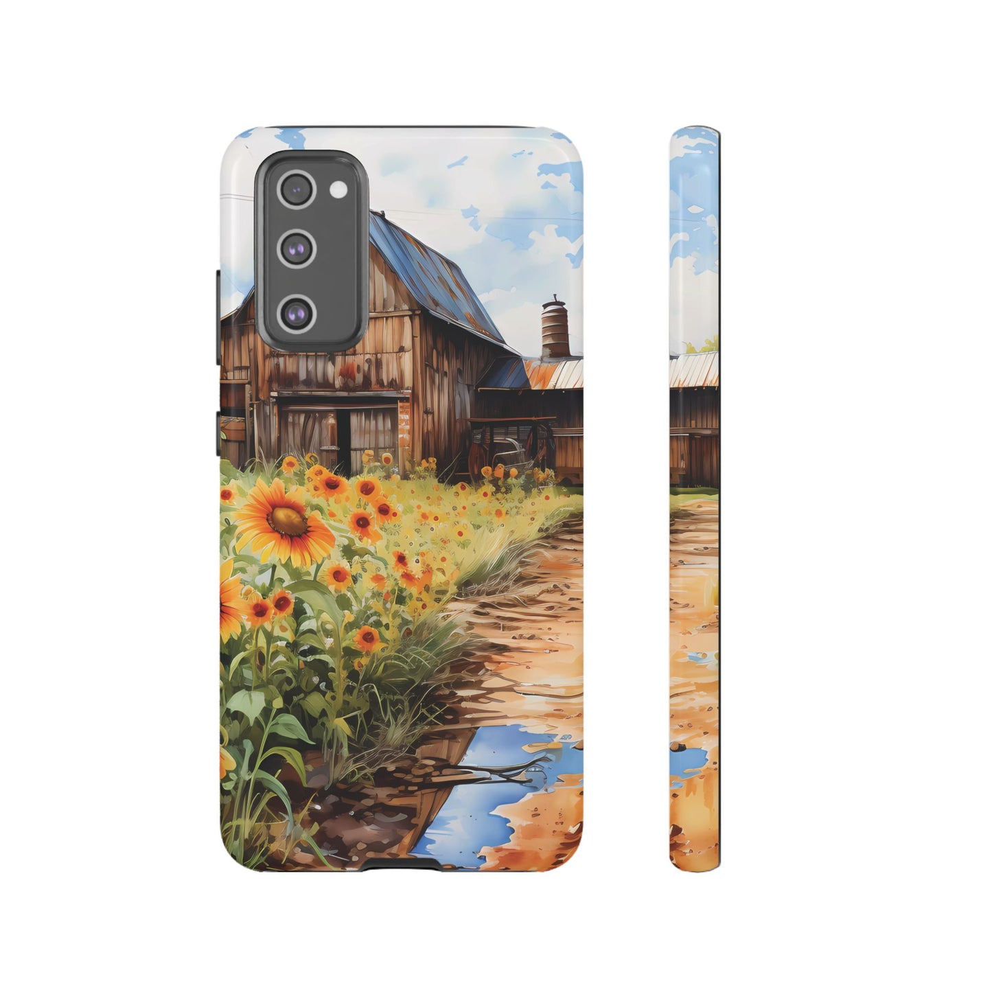 Sunflower iPhone Case  Rustic Farm Style