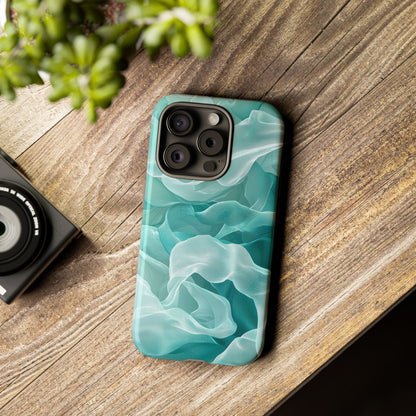 Blue Linen Design iPhone Case