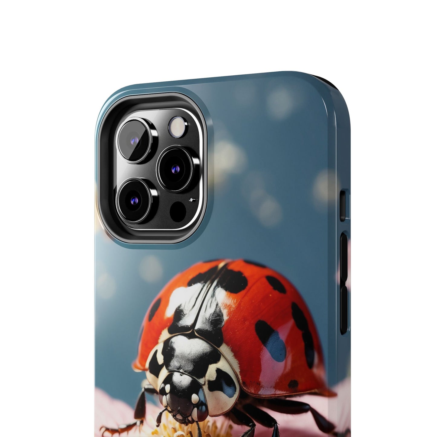 iPhone Case: Floral Ladybug Delight