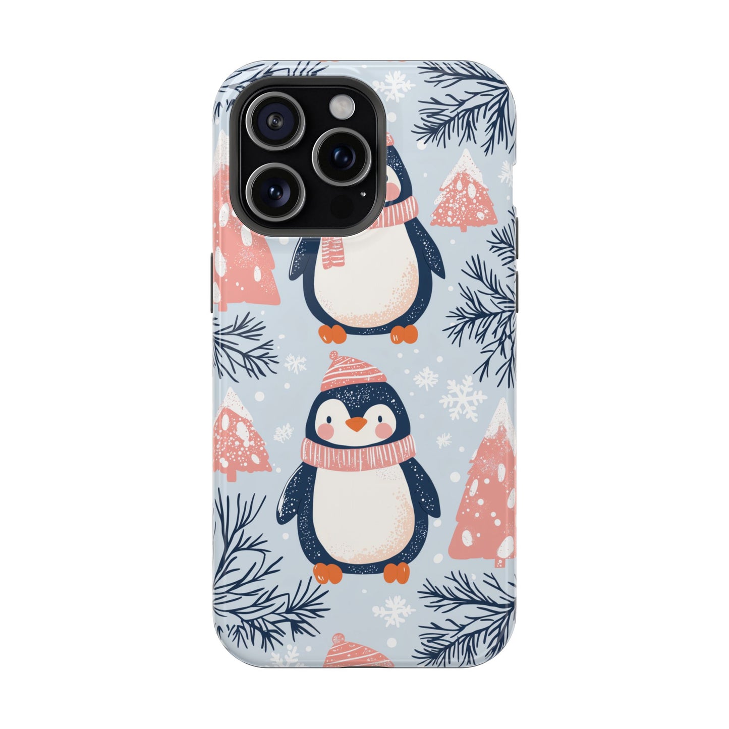 Penguin in Winter Wonderland MagSafe iPhone Case