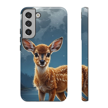Samsung Galaxy Case – Enchanted Fawn Under the Moonlit Sky