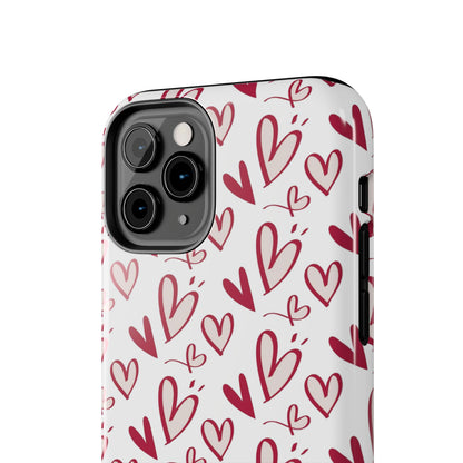 Love Scribbles iPhone Case