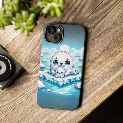 Arctic Embrace Seal iPhone Case