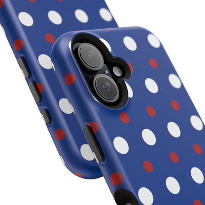 Patriotic Polka Dots – MagSafe iPhone Case