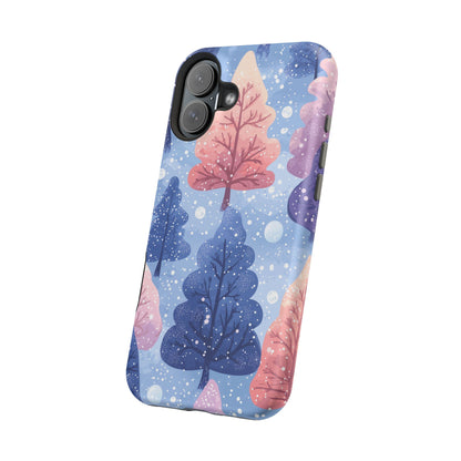 Pink & Purple Winter Wonderland - MagSafe iPhone Series Case