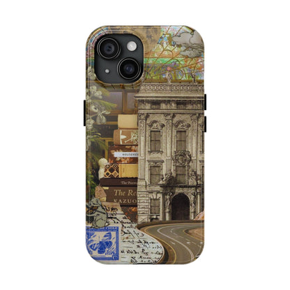 Whimsical Road Trip Collage iPhone Case – Dual - Layer Protection with Vintage Art and Adventure Design - BOGO Cases