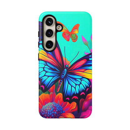 Vivid Butterfly & Floral Burst - Samsung Galaxy Case - BOGO Cases