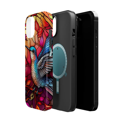 Radiant Multicolor Bird Artwork - MagSafe iPhone Case