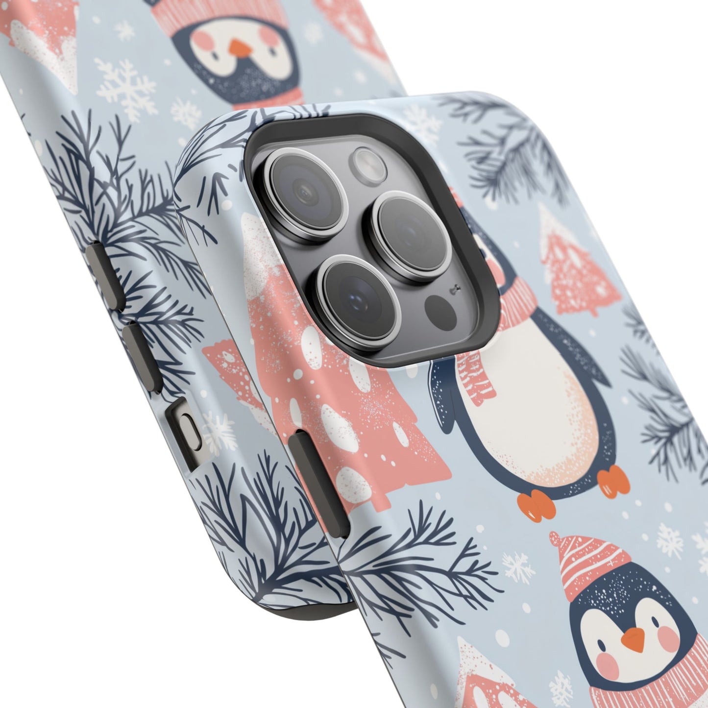 Penguin in Winter Wonderland MagSafe iPhone Case