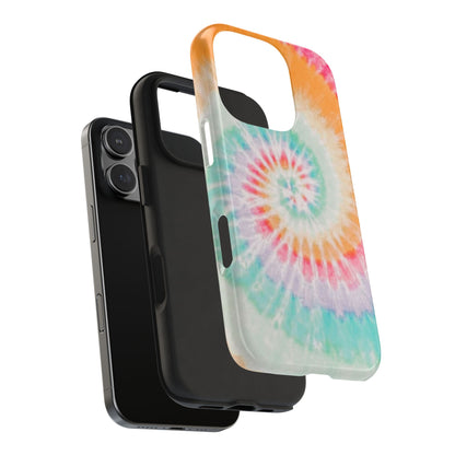 Pastel Swirl Tie-Dye iPhone Case – Soft & Minimalistic Style