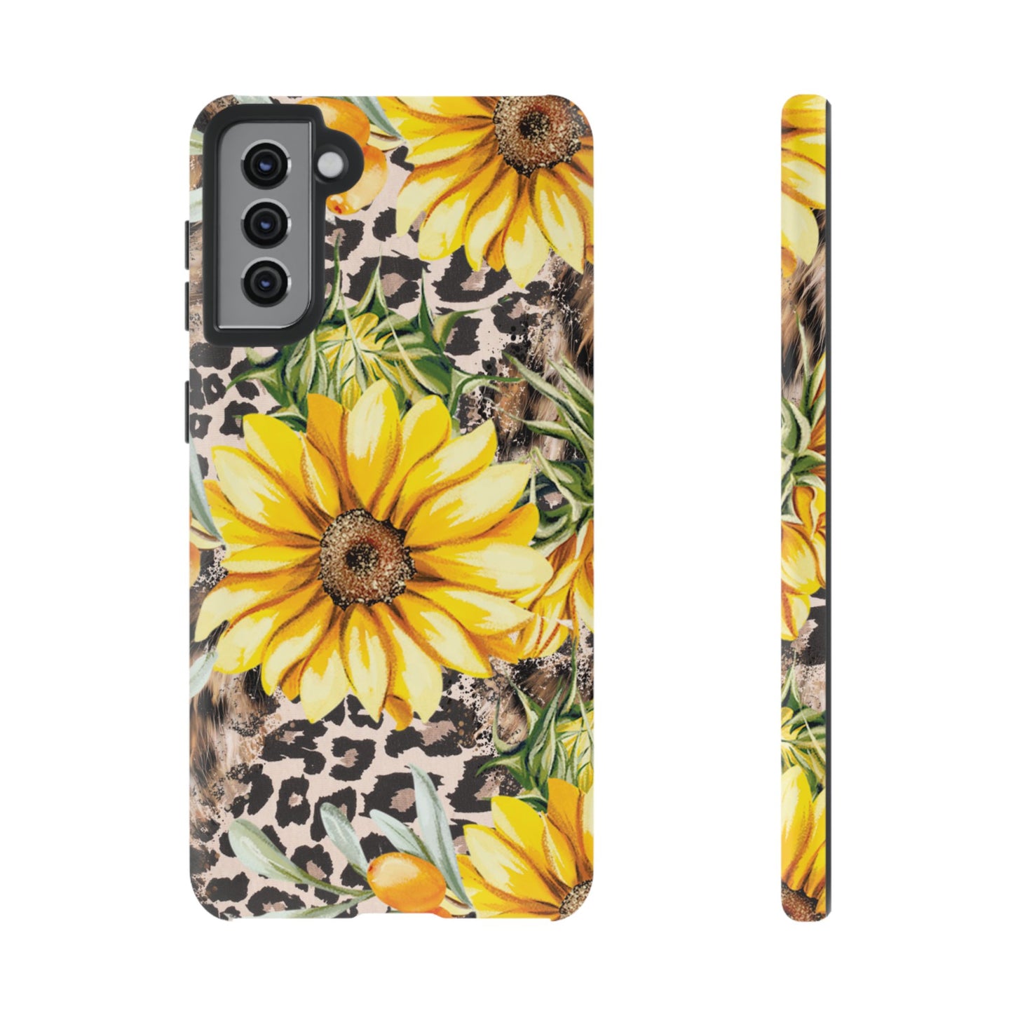 Leopard Sunflower Chic - Samsung Galaxy Series Case