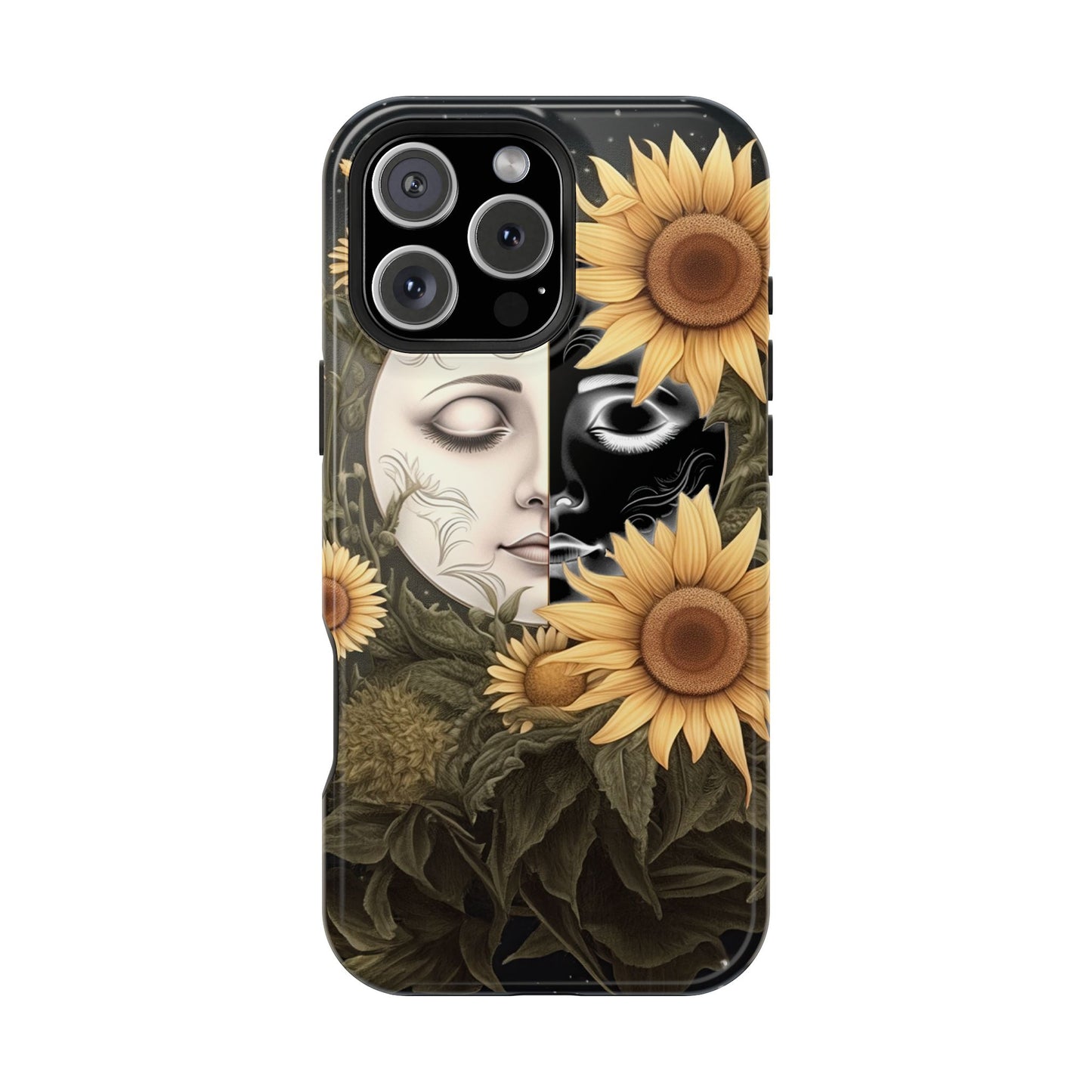 Sunflower Moon and Stars MagSafe Case – Ethereal Art