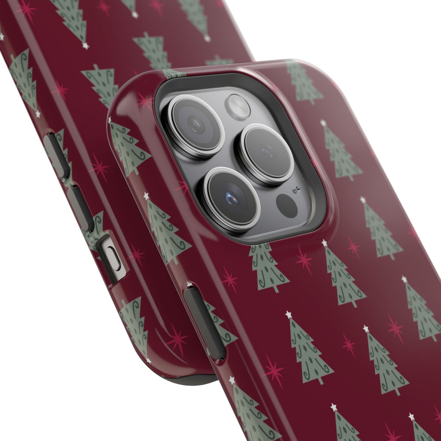 Retro Christmas Tree Pattern – MagSafe iPhone Series Case