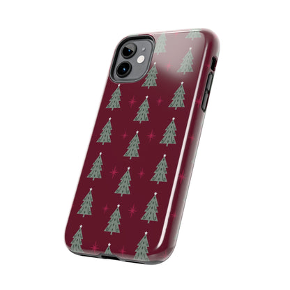 Retro Christmas Tree Pattern – iPhone Series Case