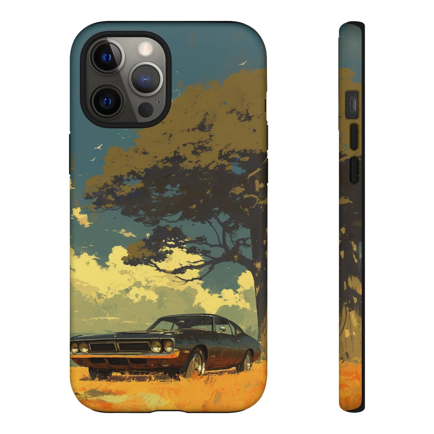 Retro Road Trip Vintage Car iPhone Case