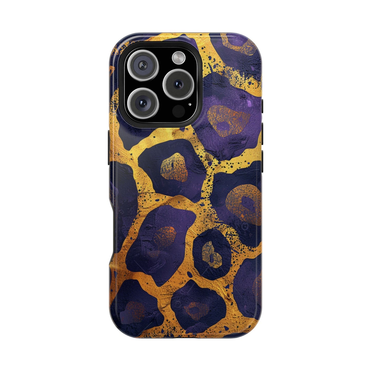 Regal Amethyst Leopard iPhone Case