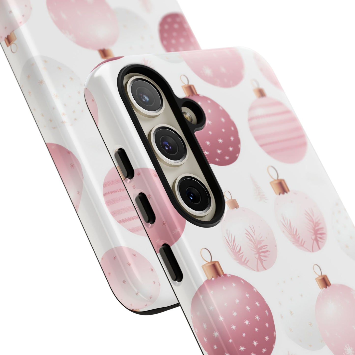 Samsung Galaxy Case: Merry in Pink – Christmas Balls