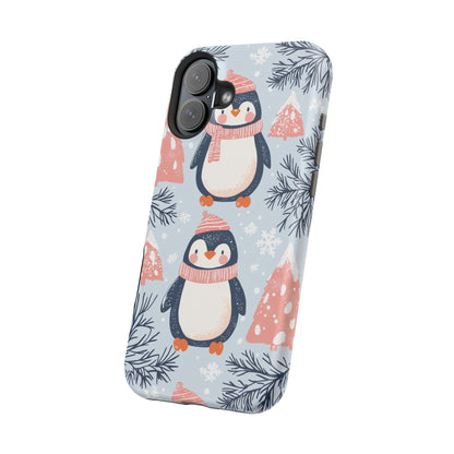 Penguin in Winter Wonderland MagSafe iPhone Case