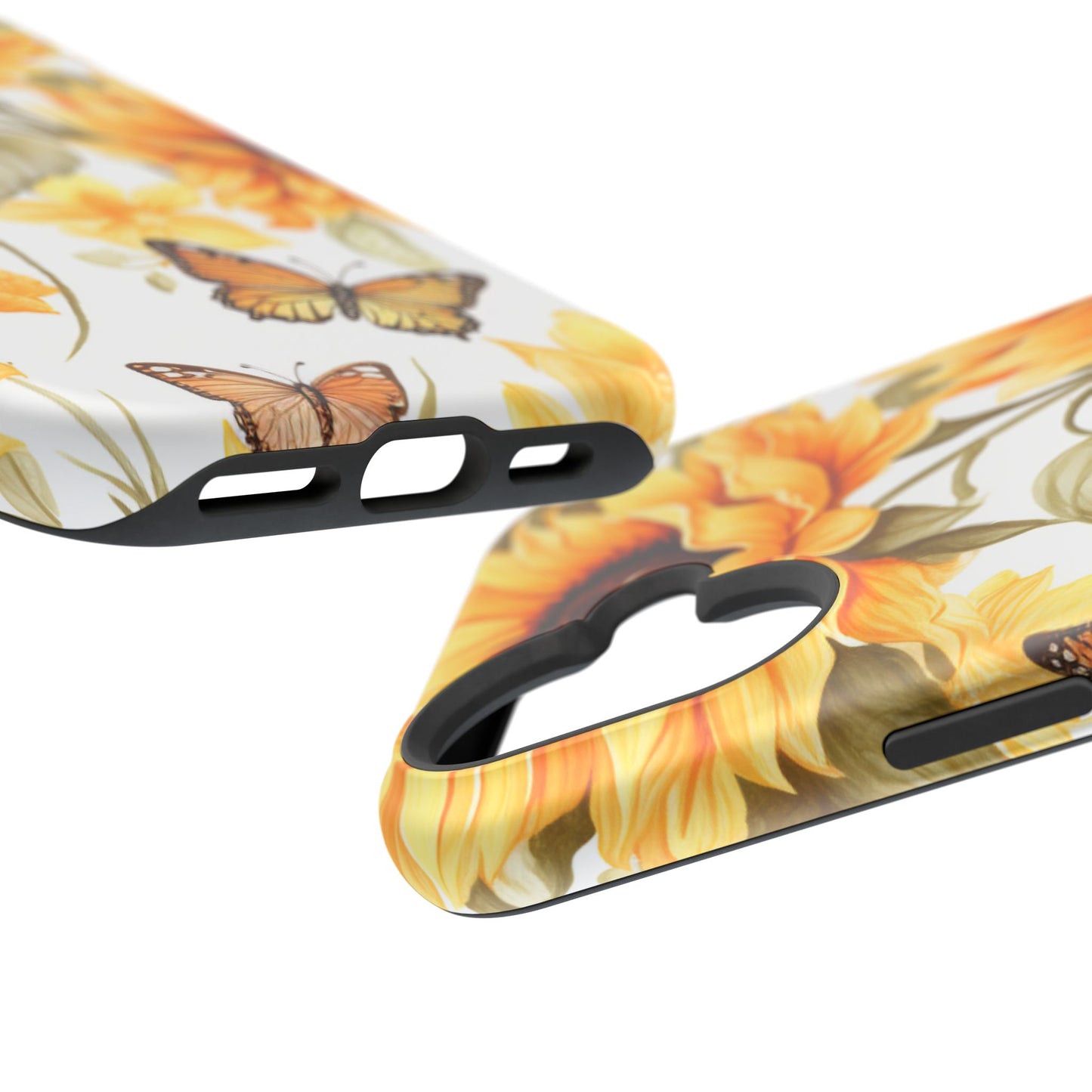 Sunflower & Butterfly Bliss - MagSafe iPhone Series Case