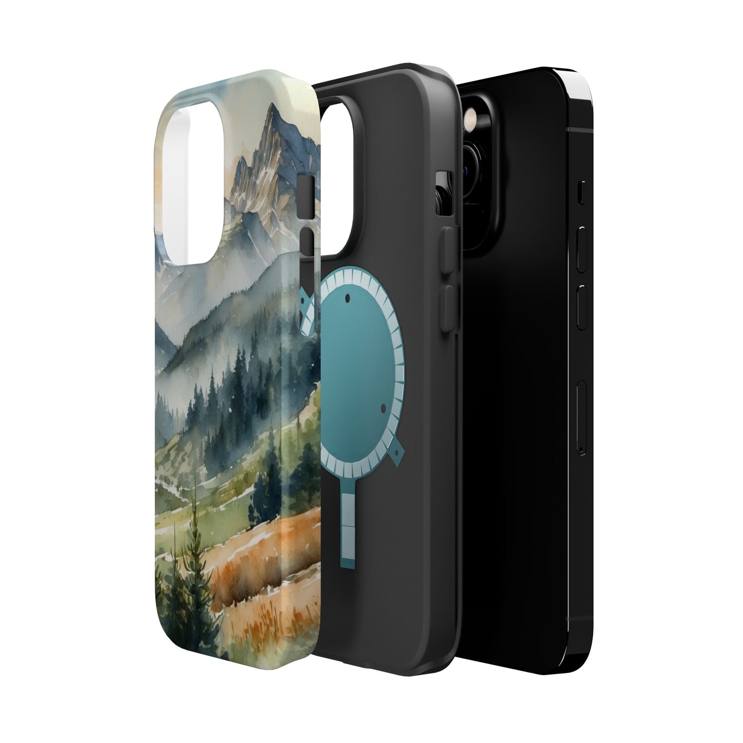 Serene Alpine Forest - MagSafe iPhone Case