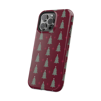 Retro Christmas Tree Pattern – MagSafe iPhone Series Case