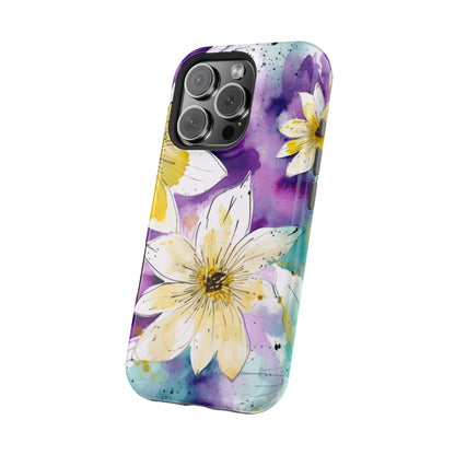 Abstract Floral Watercolor Splash - MagSafe iPhone Series Case