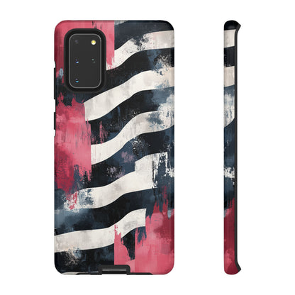 Blood Zebra Samsung Case – Bold Red & Black Pattern