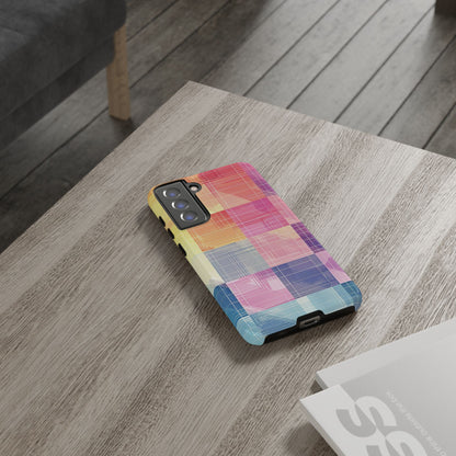 Pastel Panache Watercolor Plaid Case