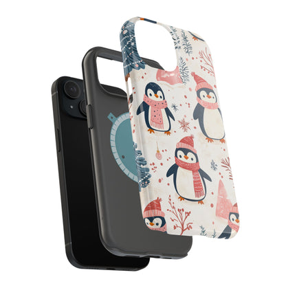 Penguin Paradise – Christmas Cheer MagSafe iPhone Case