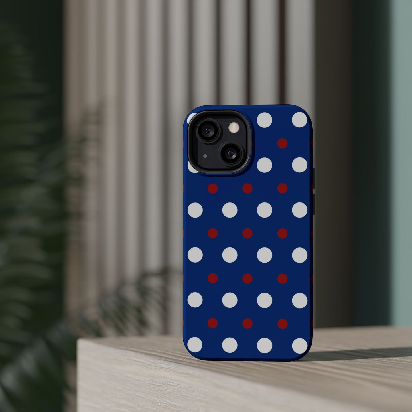 Patriotic Polka Dots – MagSafe iPhone Case