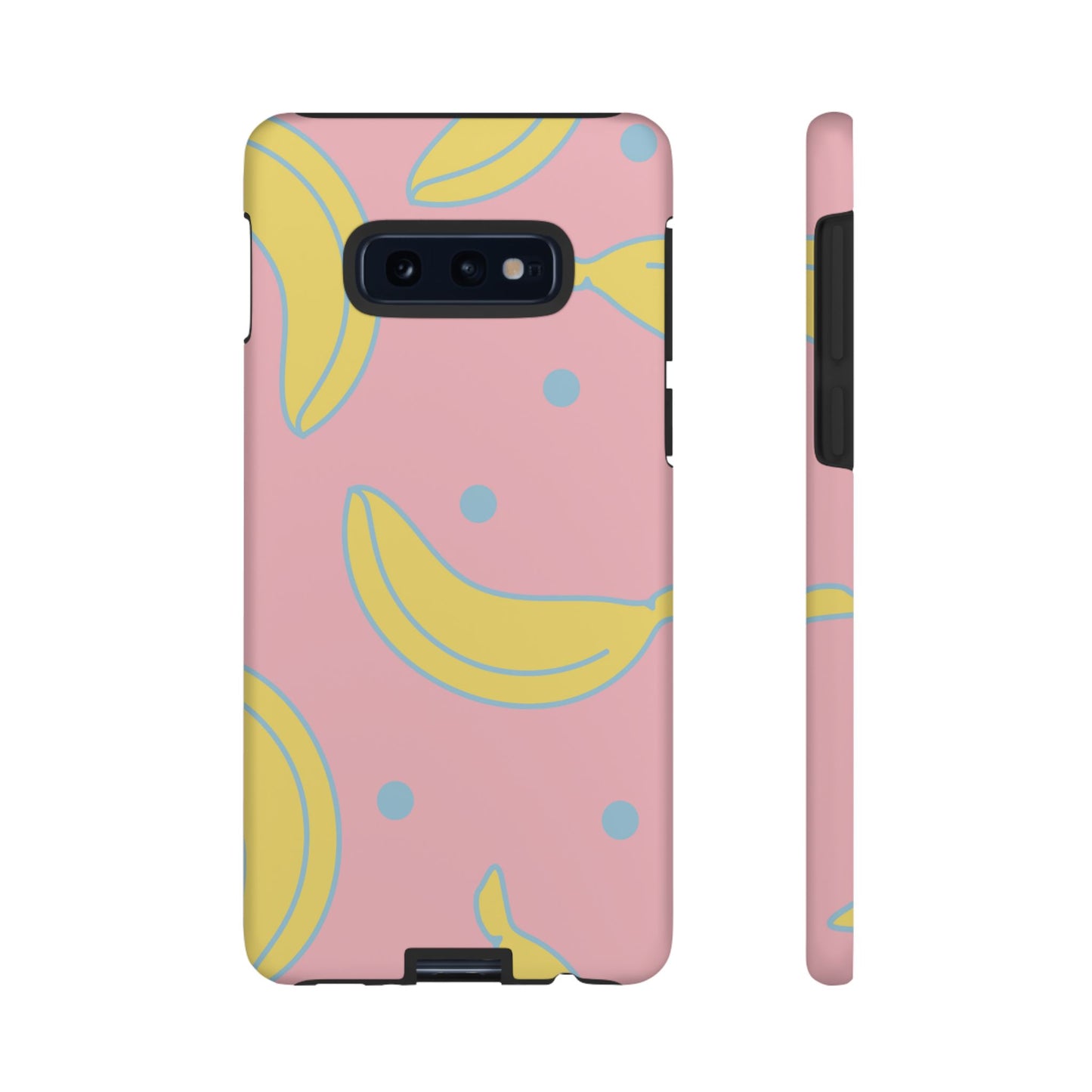 Pink Banana Pop Samsung Galaxy Case – Cute Pastel Design with Fun Retro Vibe