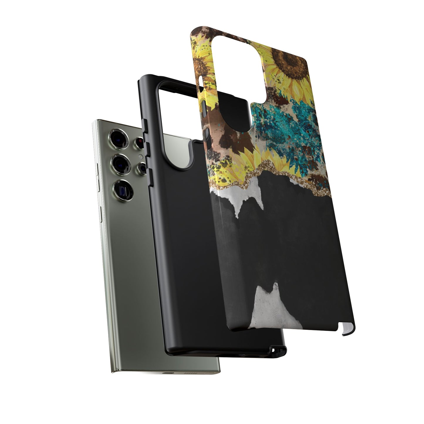 Rustic Sunflower Leopard Glam - Samsung Galaxy Series Case