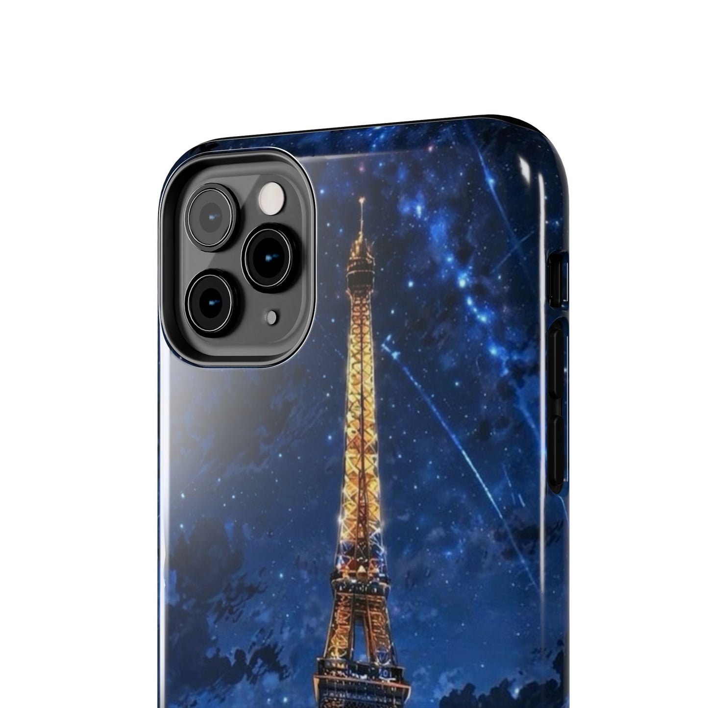 iPhone Case - Eiffel Tower Under Starlit Sky Design