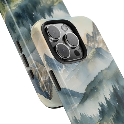 Serene Alpine Forest - iPhone Case