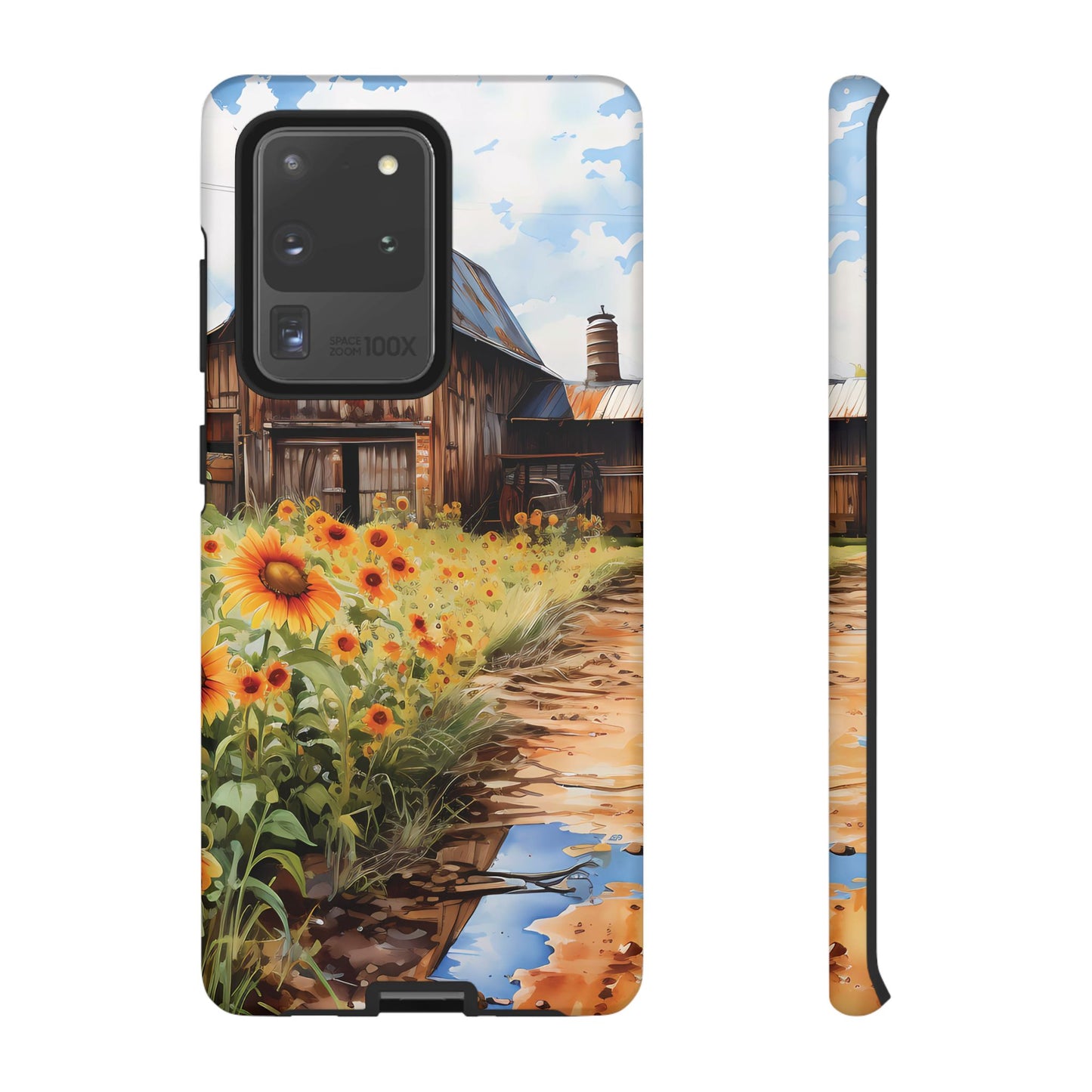 Sunflower iPhone Case  Rustic Farm Style